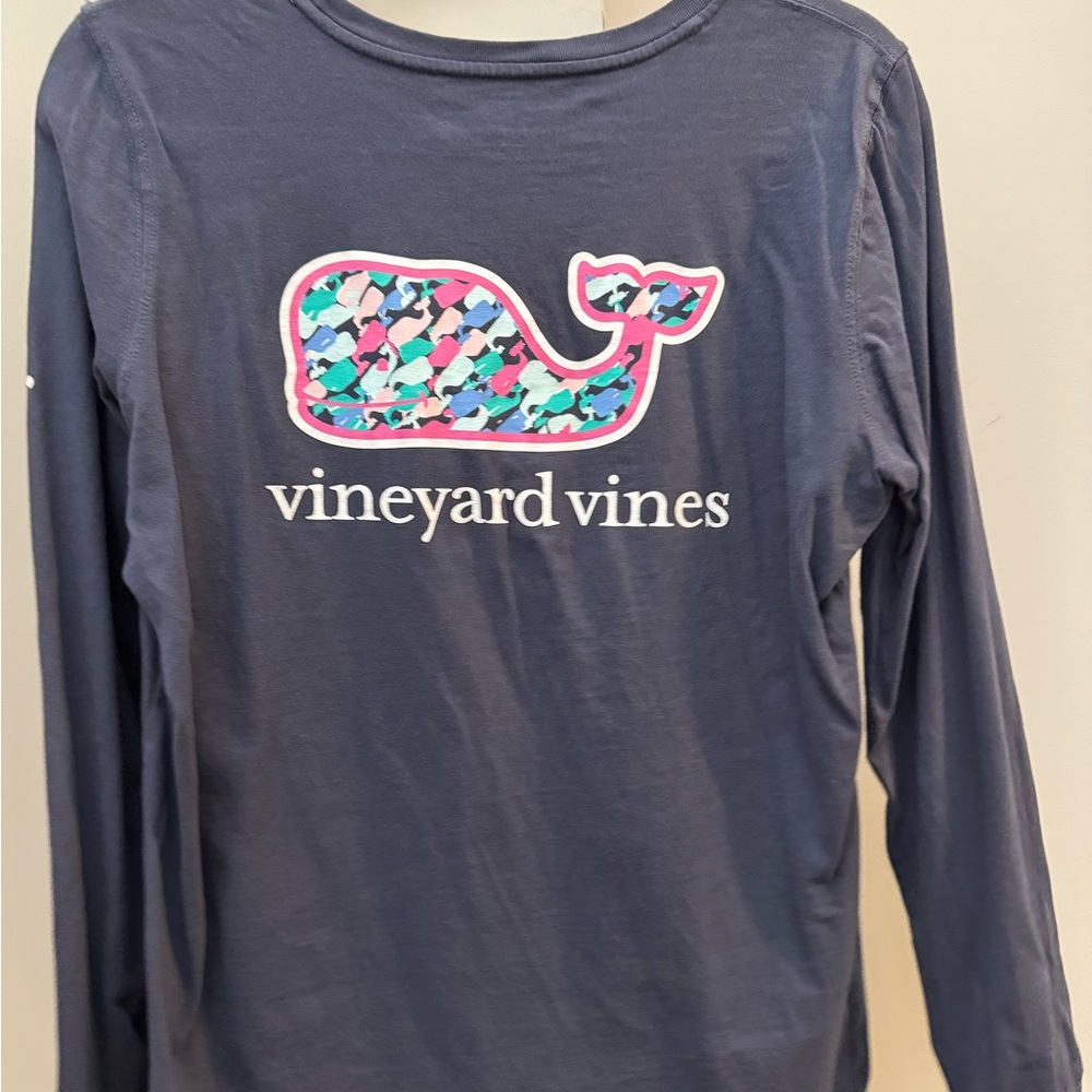 Vineyard Vines Women’s Navy Long Sleeve Shirt